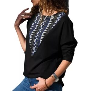 Colorblock top.